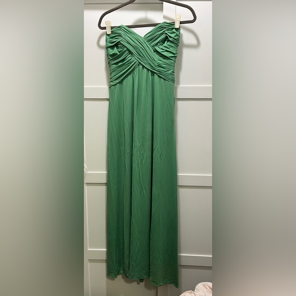 Vintage Laundry by Shelli Segal size 2 sea foam green jersey maxi dress